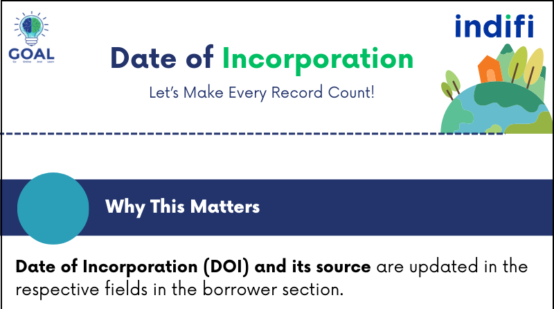 Date of Incorporation DOI