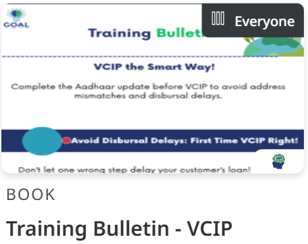 Training Bulletin - VCIP Address Update TB_01